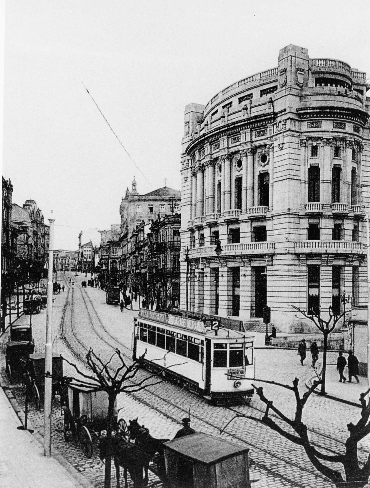El Vigo que quizá nunca conociste Los tranvías, el primer transporte metropolitano
