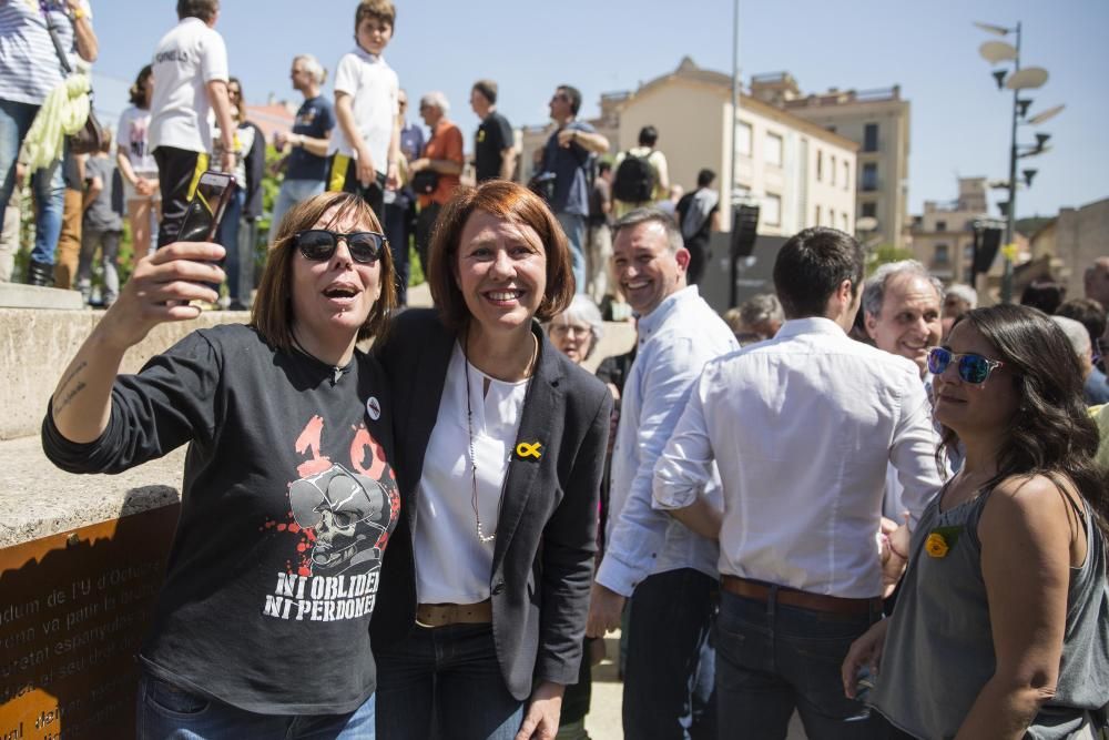 Inauguració de la plaça U d'Octubre de 2017 de Girona