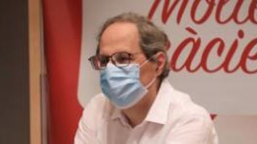 Torra agraeix als donants la seva implicació durant el confinament