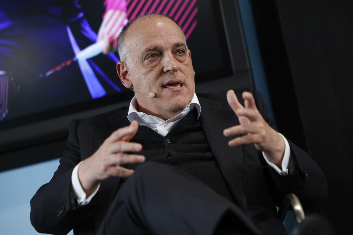 El presidente de LaLiga, Javier Tebas. EFE/ Daniel González