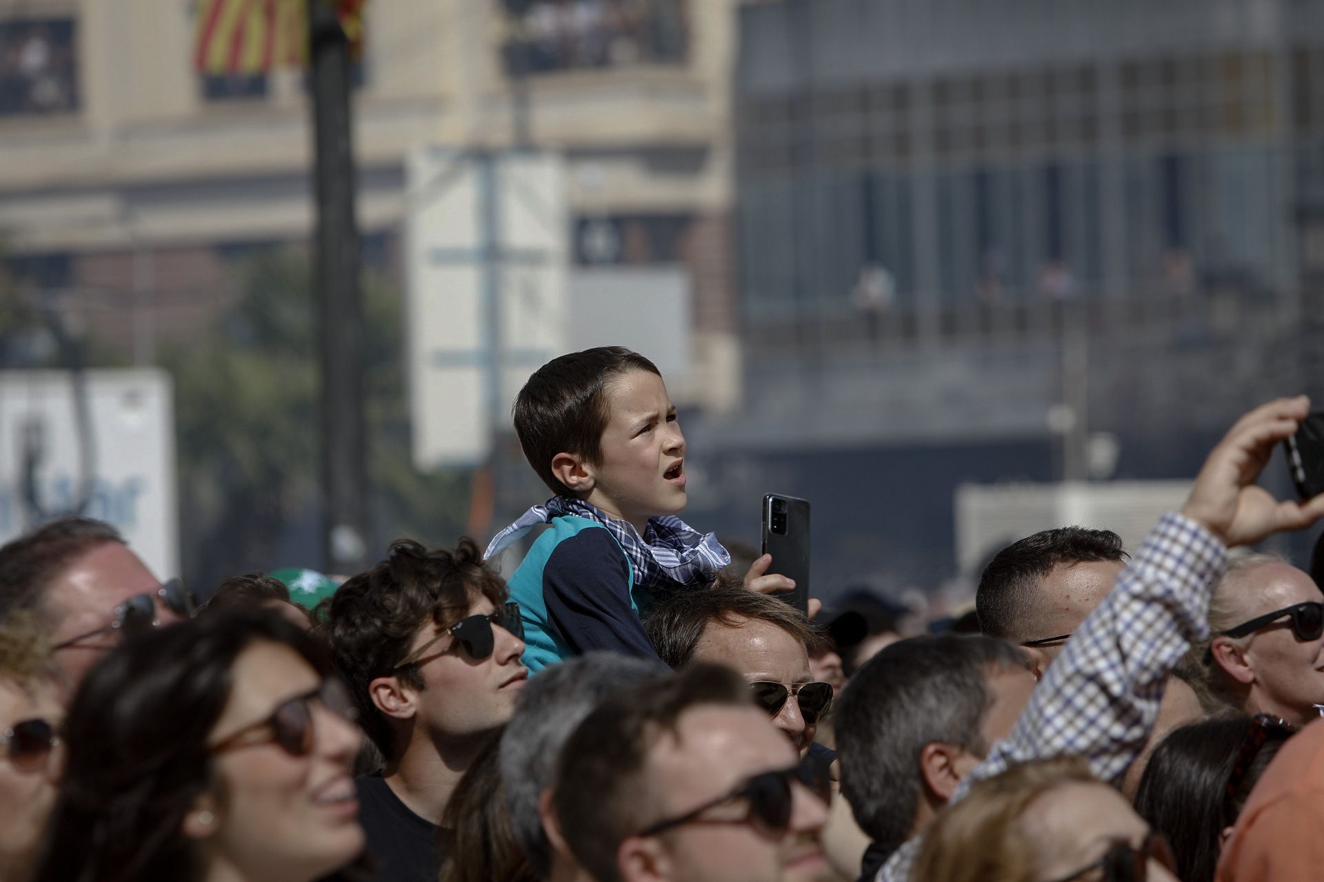 La mascletà del 18 de marzo, en imágenes