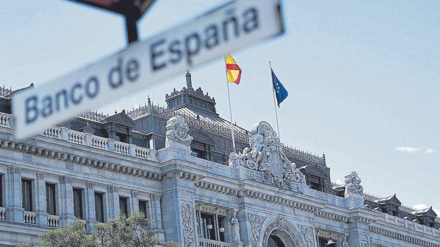 Sede del Banco de España en
Madrid.  // José Luis Roca