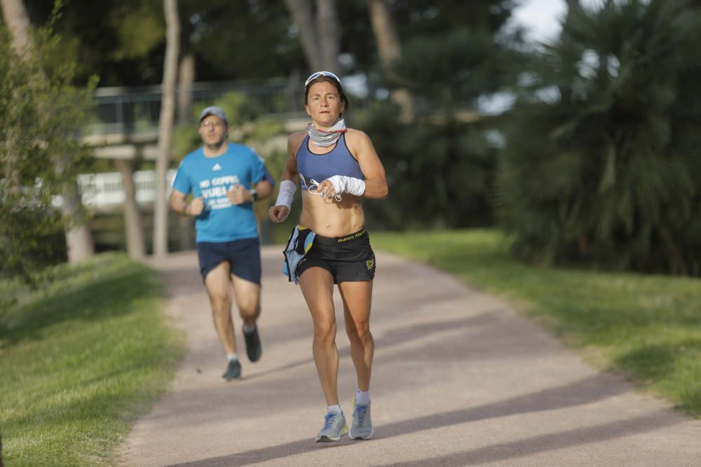 El cauce del río se llena de deportistas