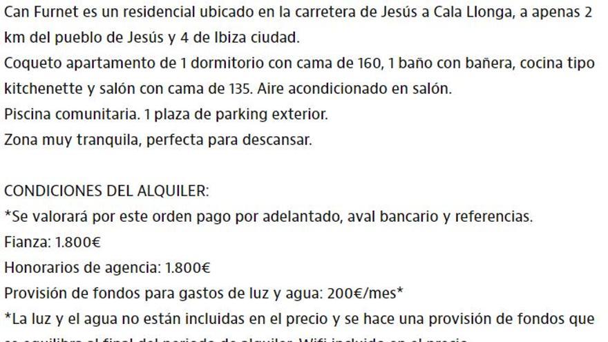 244f4593 ea2e 4a2d 80a4 06568a9e3df0 16 9 aspect ratio default 0 – Diario de Ibiza News Condiciones del alquiler