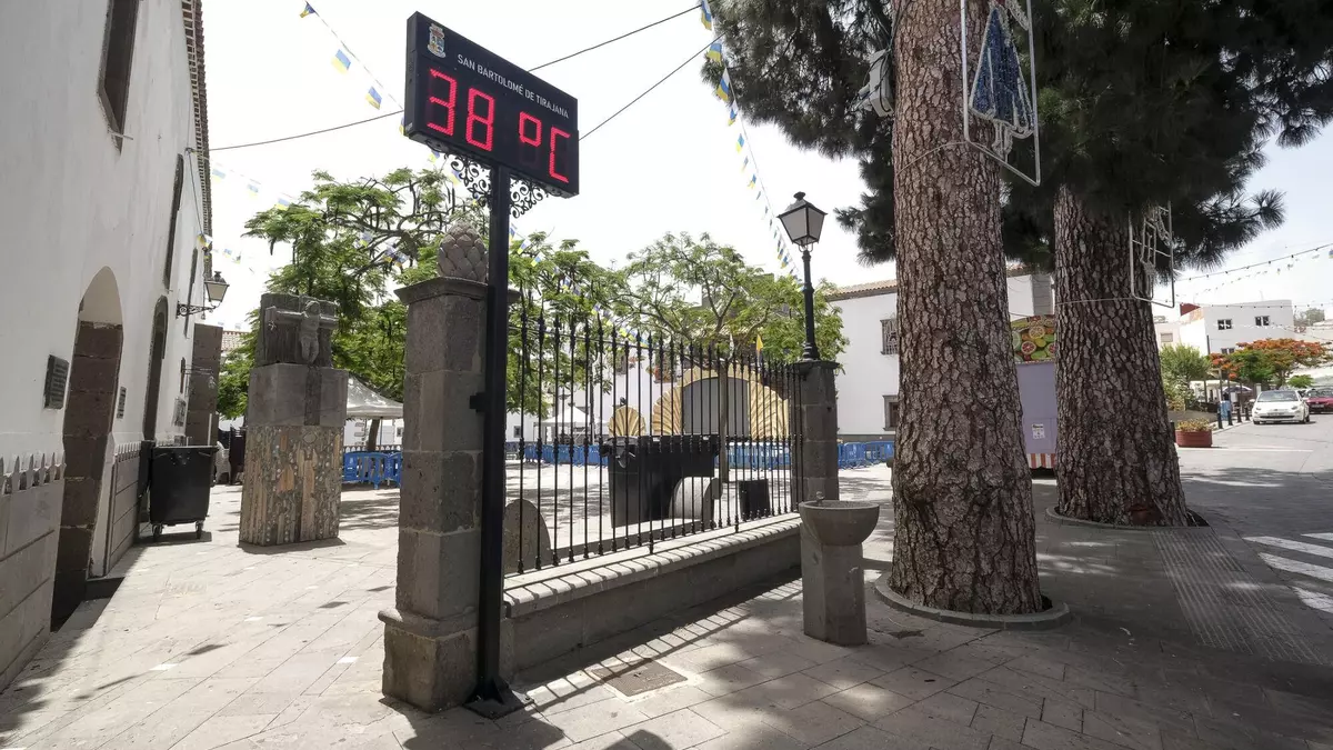 Aviso de riesgo máximo por calor con 40 grados en Agüimes y Tasarte
