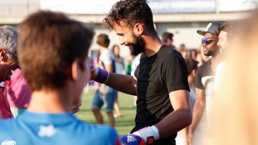 Alejandro Zagalá y el técnico, al caer