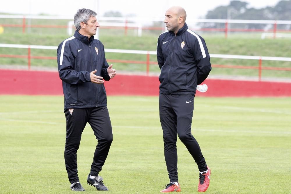 Entrenamiento del Sporting