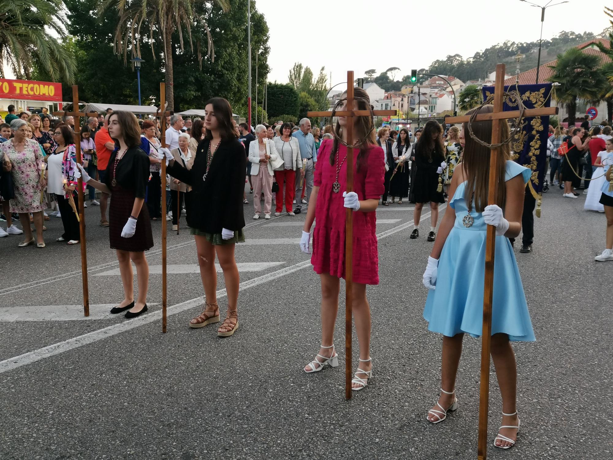 La procesión de las Festas do Cristo de Cangas