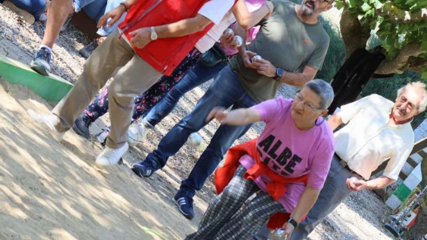 Encuentro de petanca celebrado durante las fiestas. | SERVICIO ESPECIAL