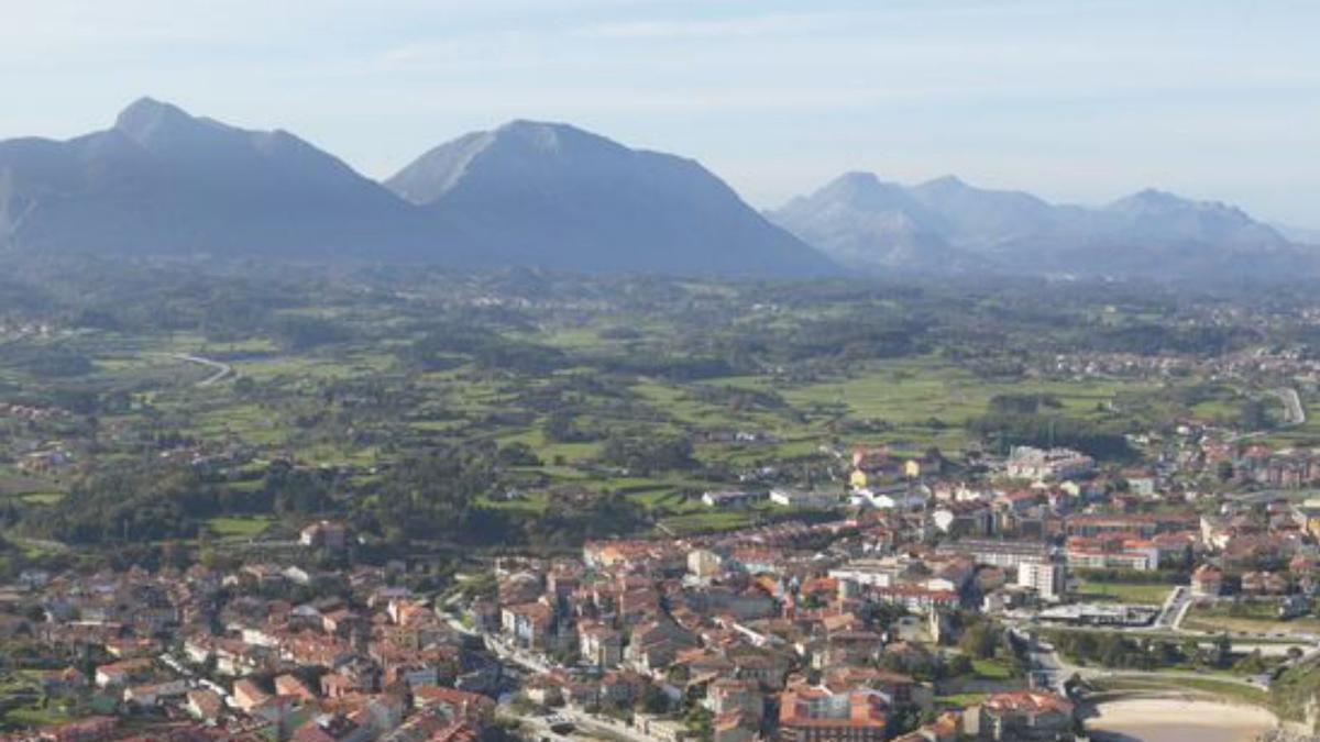 Vista aérea de Llanes.