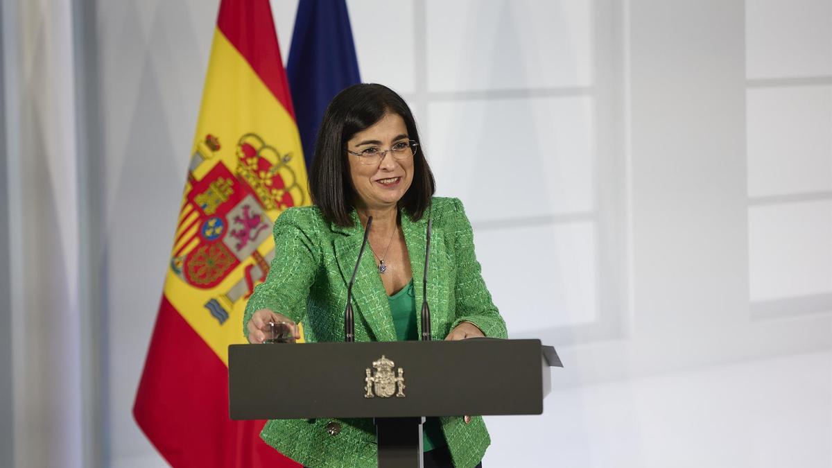 La ministra de Sanidad Carolina Darias.