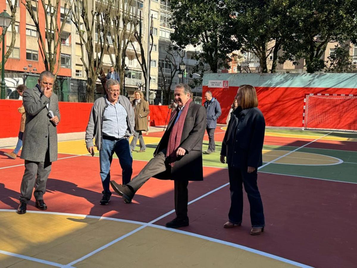 Caballero, esta mañana en la inauguración.