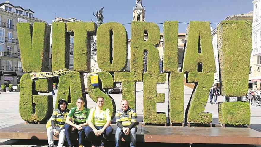 Mucho color amarillo en Vitoria