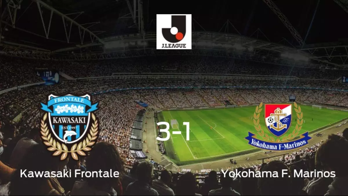 El Kawasaki Frontale se lleva tres puntos después de ganar 3-1 al Yokohama F. Marinos