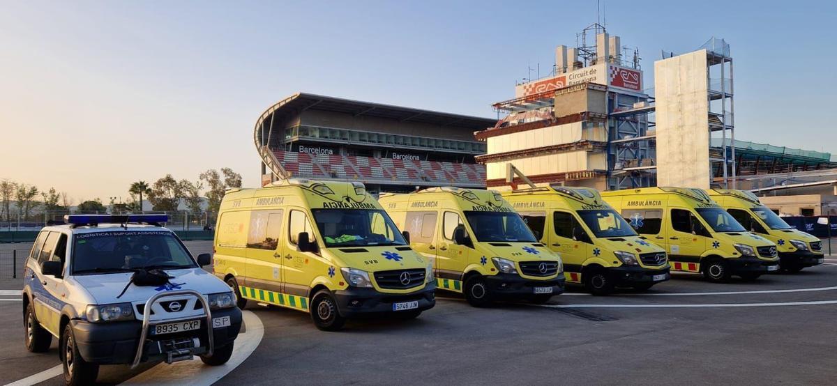 Dotacions del Consorci del Transport Sanitari de Catalunya a l'exterior del circuit de Barcelona-Catalunya