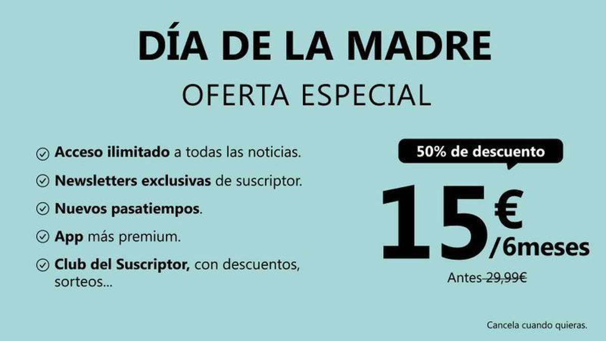Oferta flash día de la madre.