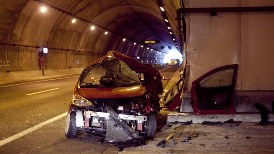 Los túneles de Priañes de la autovía de Grado, un punto fatídico donde ya murieron conductores