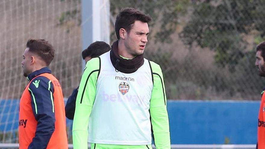 Vukcevic, en la Ciudad Deportiva de Buñol.