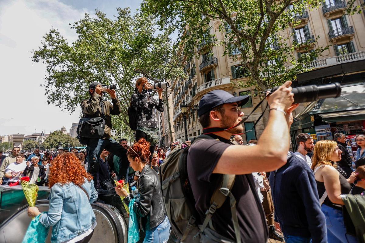 Sant Jordi de récord en Barcelona