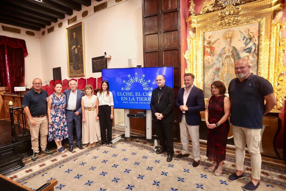 El obispo asistía hoy en Elche a la presentación del Año Jubilar de la Asunción