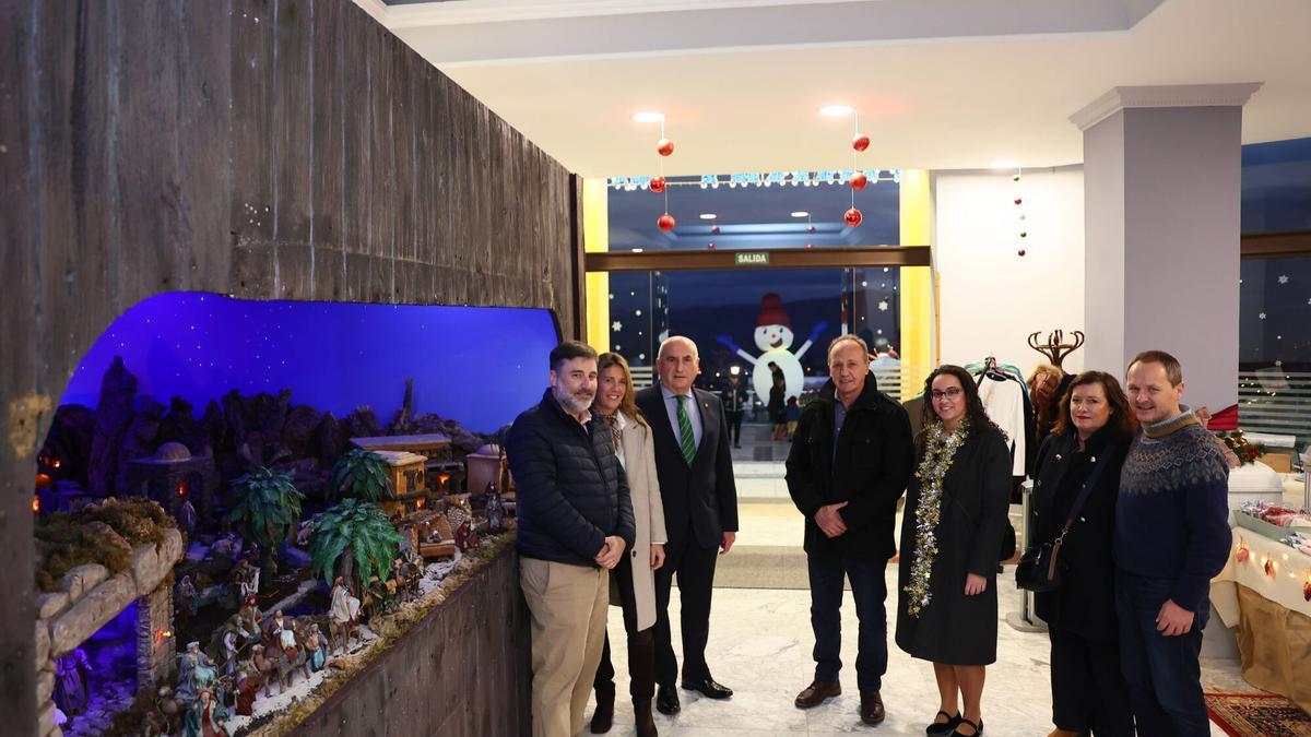 Inauguración de la programación navideña del Centro Asturiano.