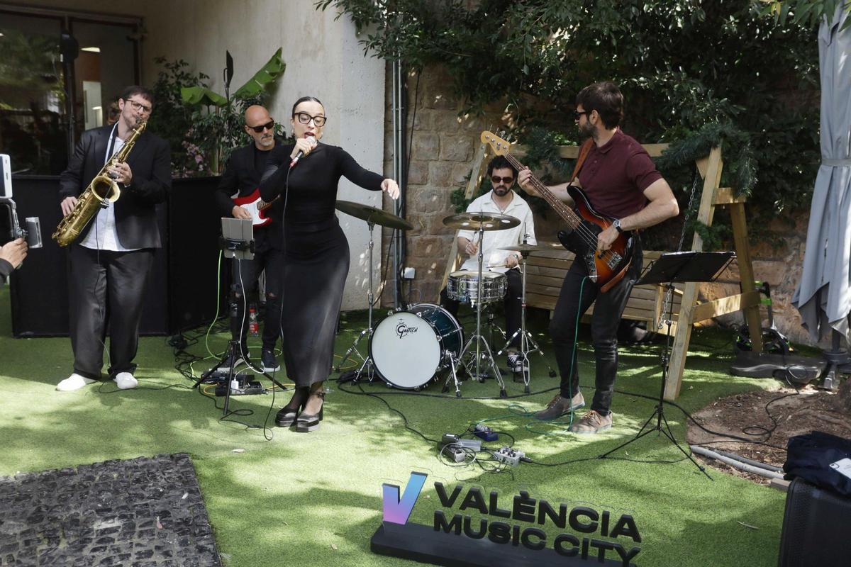 La música también ha sido protagonista durante la presentación de FestIN Valéncia.