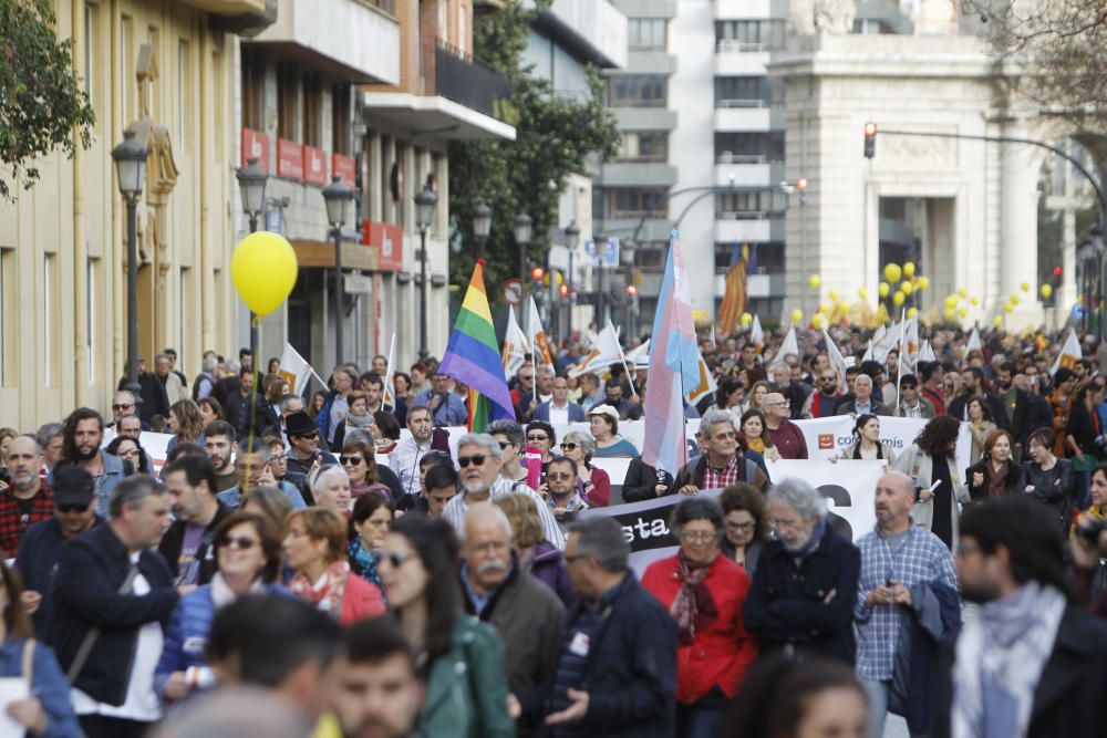 Manifestación del 25 d'Abril en València