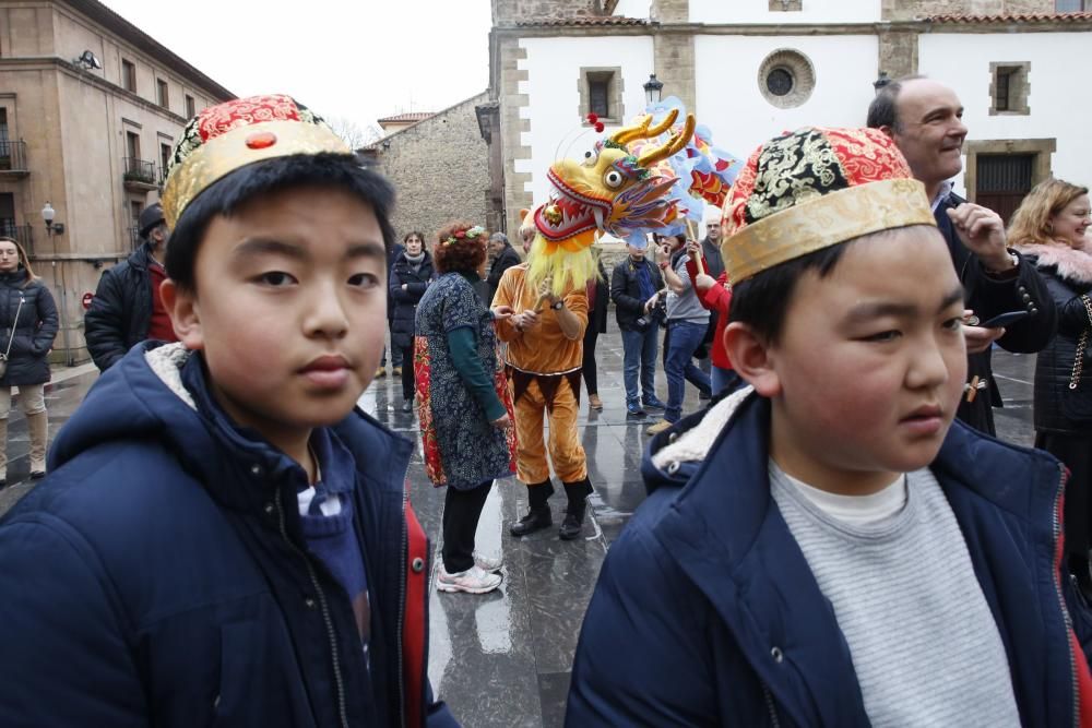 Celebración Año Nuevo chino en Avilés