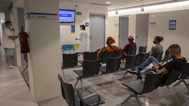 Interior de la unidad de Drassanes donde tratan ITS (infecciones de transimisión Sexual), viruela del mono
