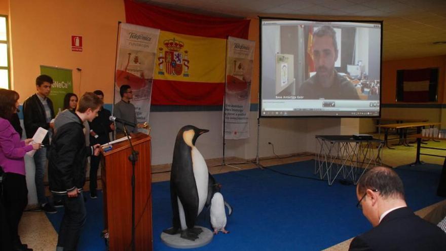 Un Skype a la Antártida