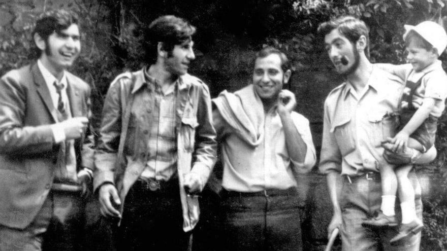Moncho Reboiras, Xosé Ramón Lema Bendaña, Ovidio Álvarez y Darío Xohán Cabana.  | // CASA MUSEO DE ROSALÍA