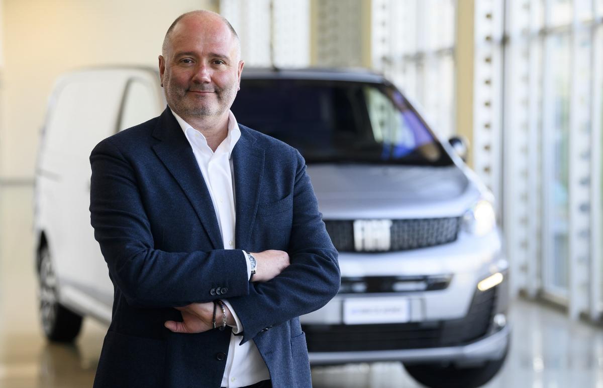 Eric Laforge, en el lanzamiento de un nuevo modelo de furgoneta este año