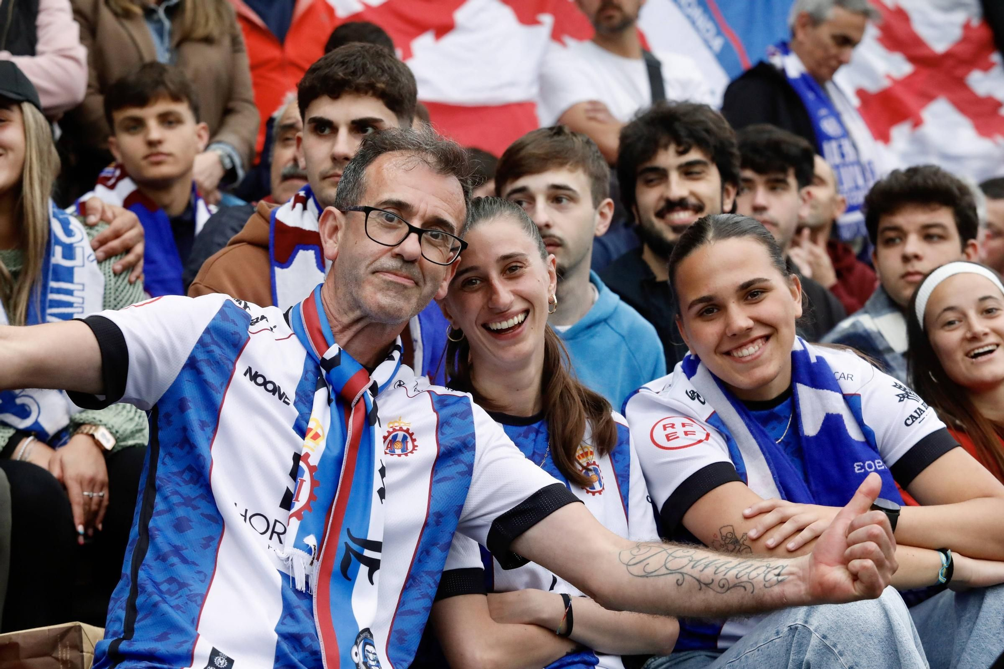 EN IMÁGENES: La final por el ascenso entre Avilés y Rayo Majadahonda vivida en el Suárez Puerta