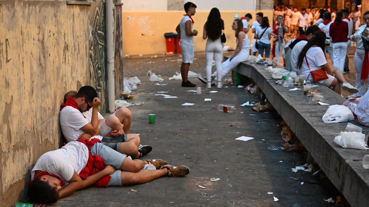 Tercer encierro de los sanfermines 2023