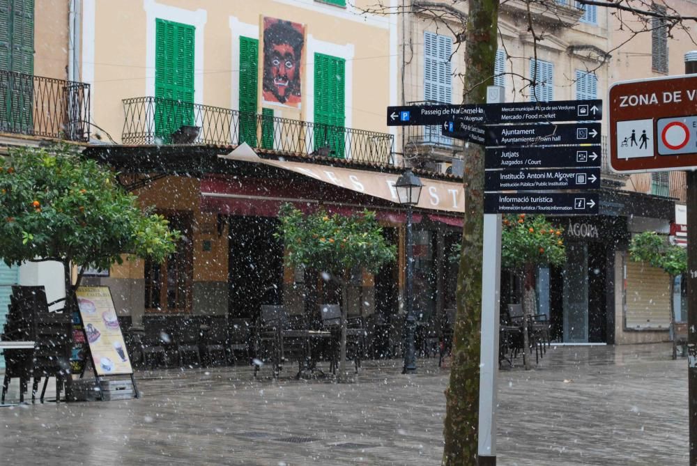 Nieve en Manacor