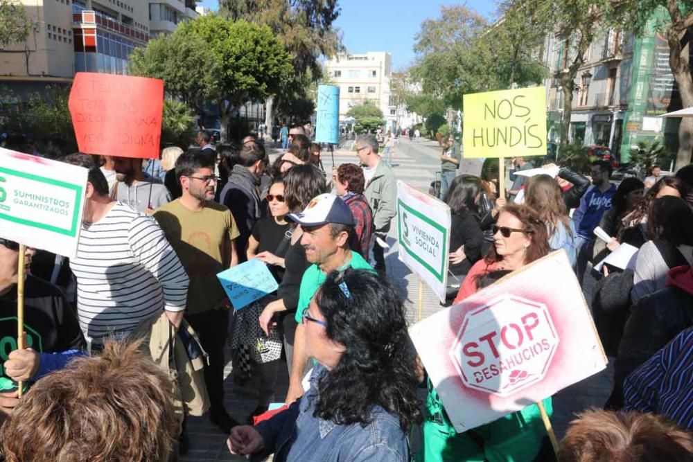 Protesta por los alquileres abusivos en Ibiza