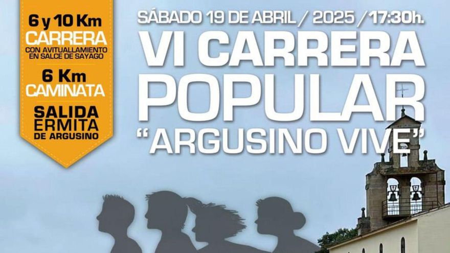 La VI Carrera Popular &quot;Argusino Vive&quot; será el próximo sábado