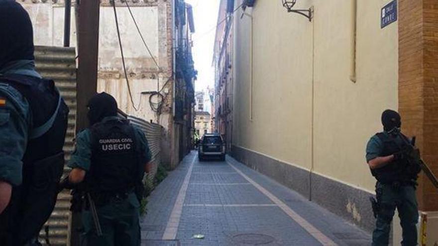 Cinco detenidos en Barbastro tras un amplio operativo policial