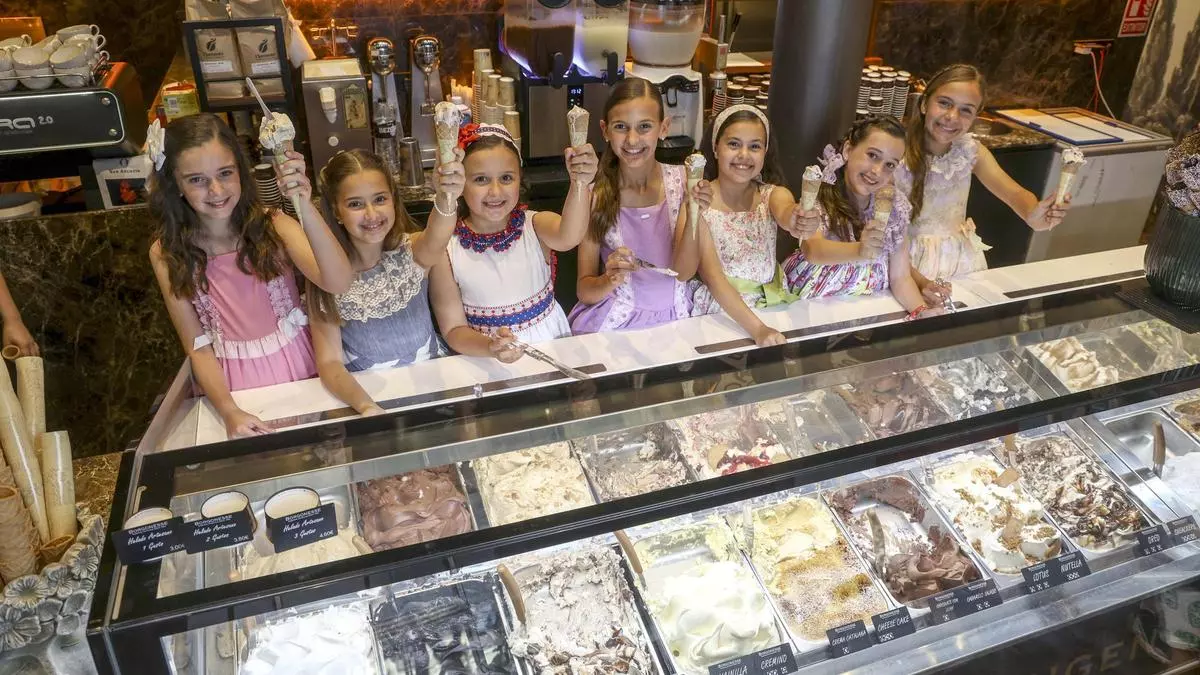 La cara más dulce de las representantes de la Fiesta