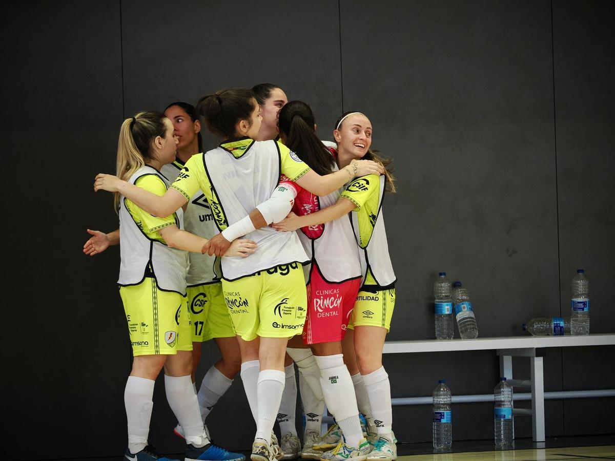 El Nueces de Ronda celebrando un gol del último partido.