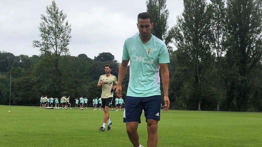 En imágenes: Ángel Montoro ya se entrena con el Real Oviedo