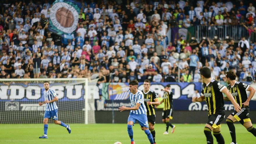 El Málaga CF se queda a medias