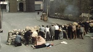 Aquí es va rodar "La ciutat cremada", un fresc històric  de Barcelona