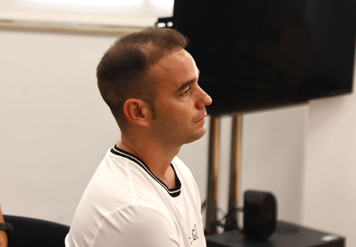 David Soler Oltra, alias Tuvi, durante la vista en el TSJCV por el recurso de su abogado a su condena a prisión permanente revisable.