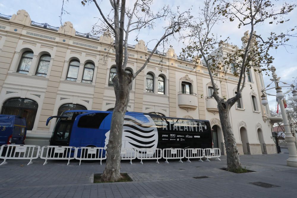 La Atalanta ya tiene su base en Valencia