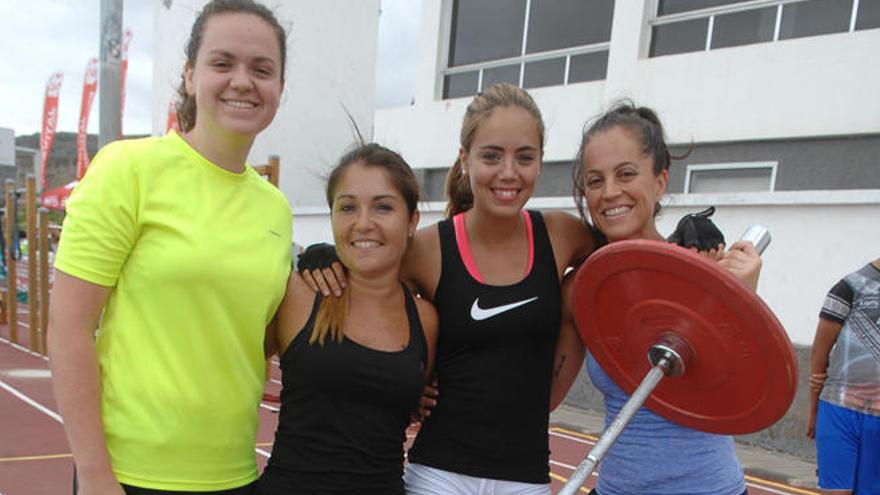 Raquel Bañolas, Tania Jorge, Carla González y Eugenia Suárez