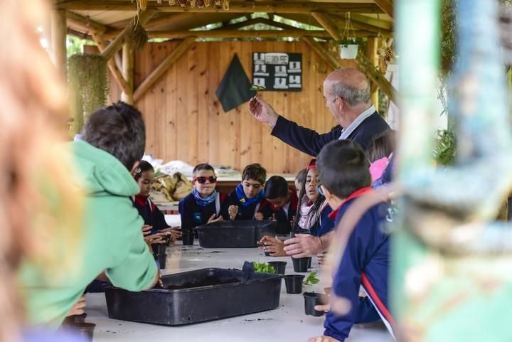 Visita escolar a la Granja Agricola del Cabildo