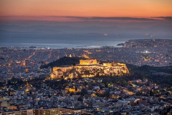 Ciudades de noche - Atenas