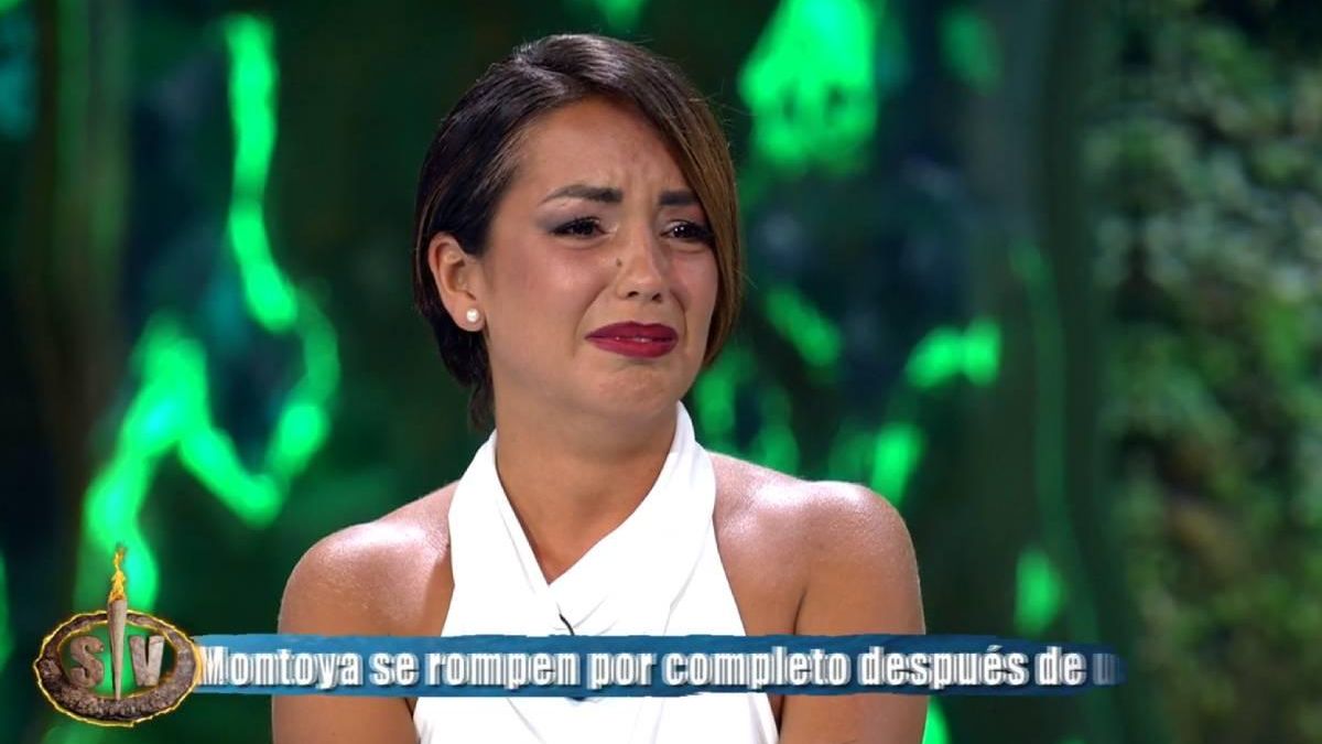 Anita, desolada tras dar a conocer su decepción con Montoya al terminar 'Supervivientes'