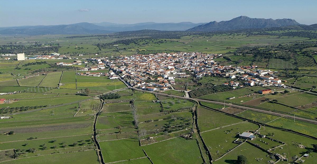 Vista aérea de Ibahernando